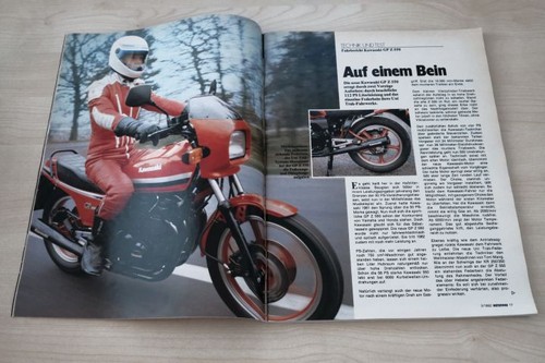 Motorrad 1982 kawasaki gpz - 03/1982,